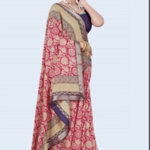 Anjeer Red Saree