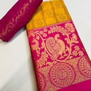 Beautiful Aura Silk Saree