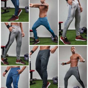 Men Solid Slim Fit Trackpants QR 19